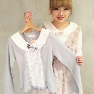 NWT ✨ Liz Lisa Lolita Lavender Lace Top Blouse